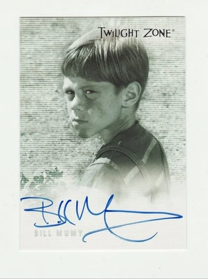 Twilight Zone Autograph Card A-18 Bill Mumy As Anthony Fremont Rittenhouse - Image 1 of 2