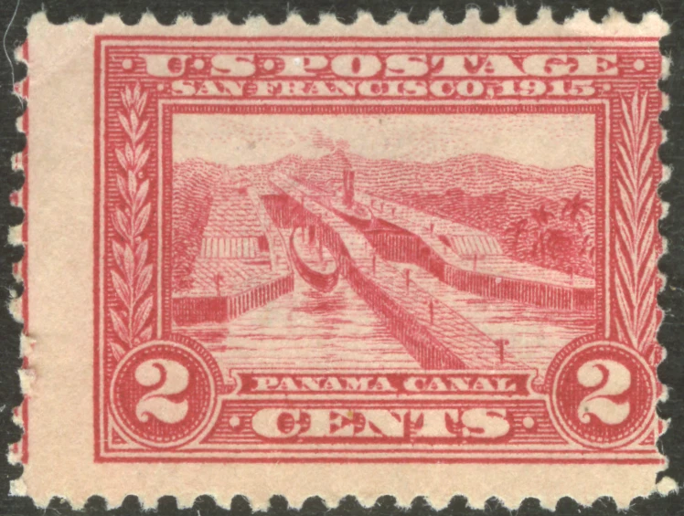 1913 2c ¢ Panama Canal Pacific Exposition San Francisco 1915 Stamp (Scott # 398) - Image 1 of 2