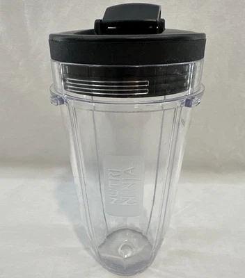Nutri Ninja Blender Cup 24 oz Travel Lid Portable Shake Smoothie - Image 1 of 4