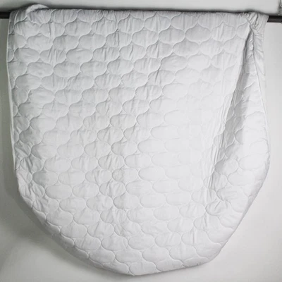 Serta White Top Or Bottom Queen Size Mattress Pad - Image 1 of 4