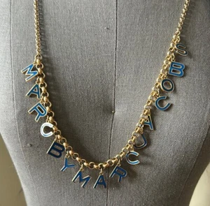 Marc Jacobs chain goldtone necklace - Picture 1 of 6
