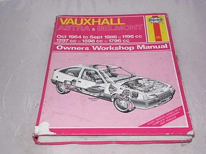 Opel Astra Y Belmont 1984-86 Usuario Manual de Taller (Haynes) - Imagen 1 de 2