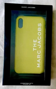 Marc Jacobs NEW iPhone X / XS Designer Case Neon Yellow - Picture 1 of 4