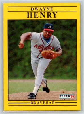 1991 Fleer #692 Dwayne Henry - Image 1 of 2
