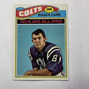 Tarjeta de fútbol americano 1977 Topps Roger Carr Baltimore Colts #440 - Imagen 1 de 2