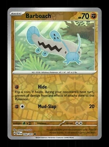 Pokemon Paldean Fates Barboach 050/091 Reverse Holo - Picture 1 of 3