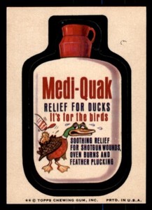 1974 Topps Wacky Packages Series 7 #8 Medi-Quak NM/MT