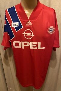 FC Bayern München Original Adidas Heim Trikot 1991-1993 "OPEL" Gr.L TOP