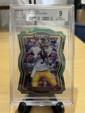 JOSHUA DOBBS RC 2017 PANINI SELECT PREMIER LEVEL GREEN PRIZM DIE-CUT 1/5 BGS 9