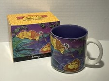 Disney The Lion King Simba Rafiki Coffee Mug Cup Vintage Collectible NIB