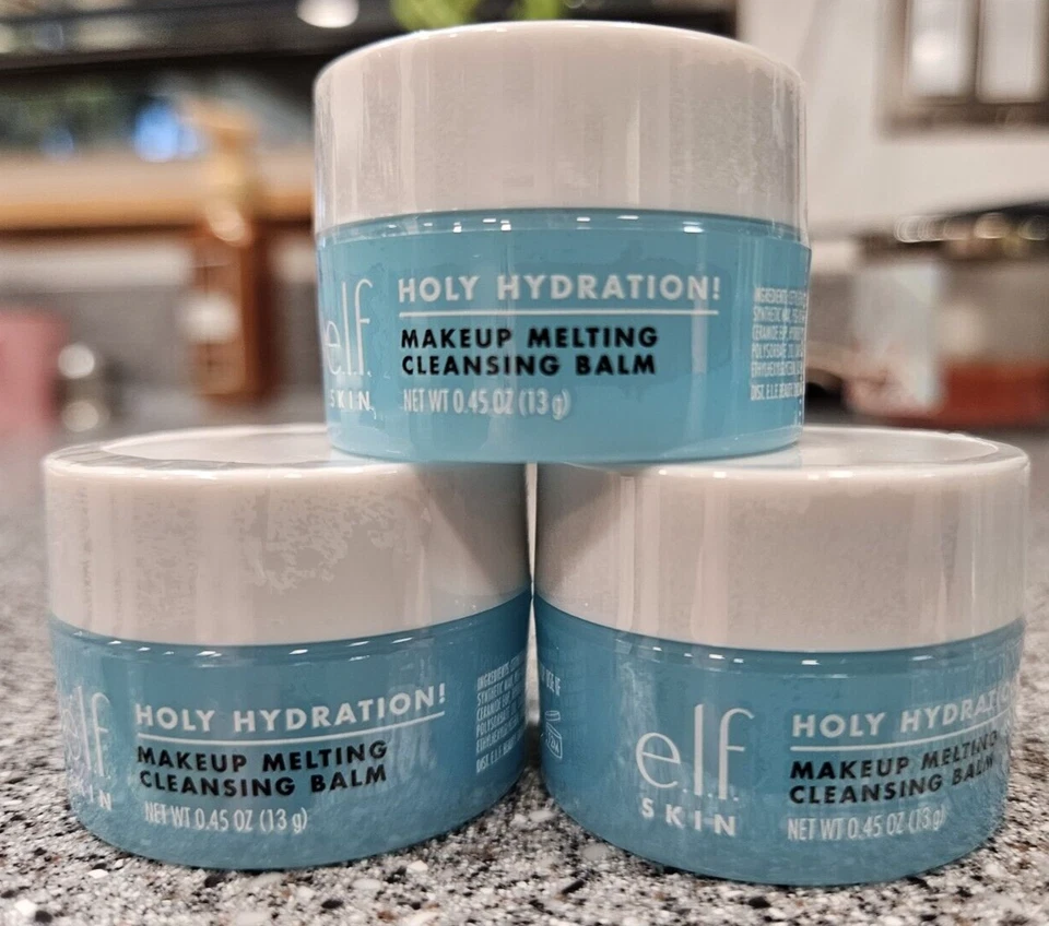 e.l.f. SKIN Holy Hydration Makeup Melting Cleansing Balm Travel Size 0.45oz