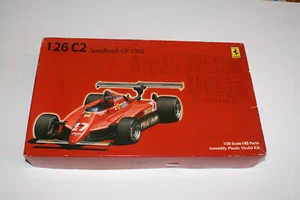 Fujimi 1:20 Scale Ferrari 126 C2 F1 Turbo Race car model kit - Picture 1 of 14