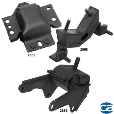 Engine Motor Mount & Manual Transmission Mounts 3PCS for Ford Tempo 91-84 2.3L - Image 1 of 4