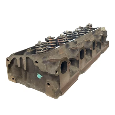 Ford 7.5 Big Block 460 E7TE Truck Head Semi Complete Cast Iron Cylinder Head - Image 1 of 4