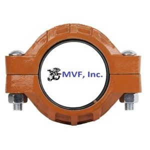 2" Bolt Style Grooved Flexible Coupling Compares to Victaulic Style 77 65SF3020 - Picture 1 of 3