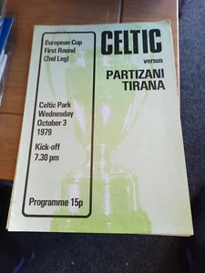 Celtic v Partizani Tirani, European Cup 1979/80 - Picture 1 of 3
