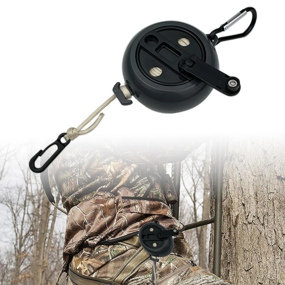 Carrete de ropa retráctil para exteriores kit de ropa secadora de 33 pies línea de lavado de ropa Foto 1 de 4