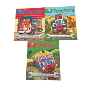 Libro The Trouble with Trucks Trenes Tractores Early Learning Readers 3 - 5 GIGANTE - Imagen 1 de 13