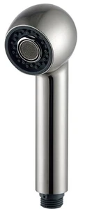 Pull-out kitchen sprayer head; G1/2 thread; 2 functions; brushed nickel finish. - Picture 1 of 8