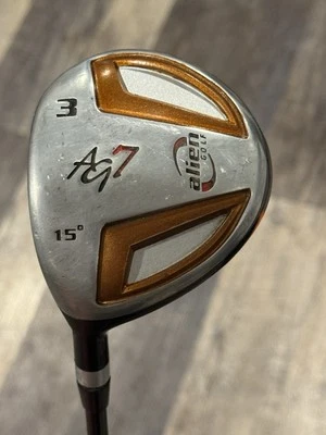 Alien Golf AG7 15° 3 Wood Lefty graphite Shaft mid flex low kick Alien Grip - Image 1 of 4