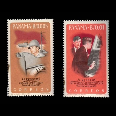 Panamá, Scott 461-461a, J F Kennedy, 1965, MH, 112008 Foto 1 de 2