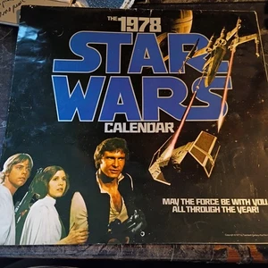 Star Wars Original Kalender 1978 unbenutzt Vintage - Bild 1 von 6