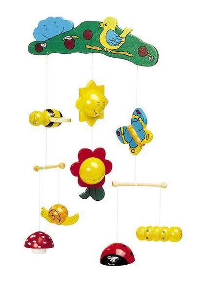 Goki 3-D-Mobile Insects Colorful Wood RA945 - Image 1 of 1