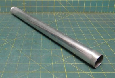 Straight Stainless Steel Pipe 1-1/4 Male NPT 16" Long Threaded Both End Seamless - Image 1 of 3