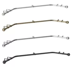 28 mm Erkerfenster Ösenstange Kit - 400 cm - einfach von Hand zu biegen - 4 Farben - Bild 1 von 13