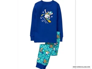 BOYS Polar Bear 2 Piece Long Sleeve Pajamas Sleepwear BY GYMBOREE Sizes 4 7 - Picture 1 of 1