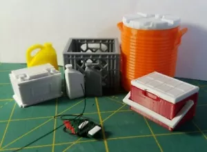 1/10 Scale Trail or Track Accessory Pack RC Crawler 3D Printed Miniature Set - Picture 1 of 6