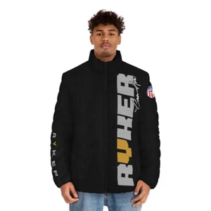 Can-Am Ryker Black Men's Puffer Jacket - Picture 1 of 7