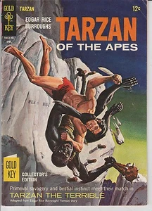 1967 Tarzan of the Apes #166 Edgar Rice Burroughs Silver Age Jungle Pulp VTG - Picture 1 of 2