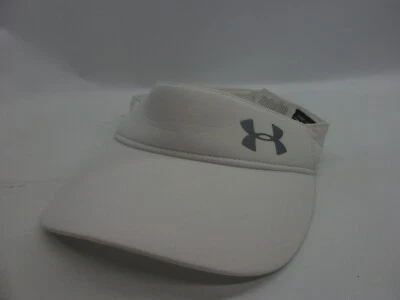 Under Armour Mujer Visera Blanco Gancho Lazo Sombrero Gorra Manchas Foto 1 de 4
