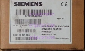 NEW Siemens 6FX2001-2CC50 PLC Incremental Encoder w/ RS 422 (TTL) 2500 P/R~ - Picture 1 of 2