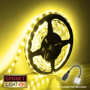 YELLOW 5M-10M LED Light Strip Tape XMAS Cabinet Kitchen Lighting WATERPROOF 12V - Picture 1 of 11