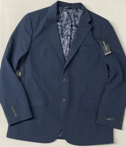 Nautica Men's Ventura Modern Fit Suit Jacket BLUE 42R Sport Coat Blazer Stretch - Picture 1 of 8