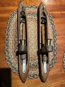 Antique Mill Shuttle Sconce-Pair - Picture 1 of 6