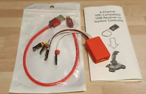 VRC kompatibler RC Transmitter USB Adapter/Controller 4 Kanal - Bild 1 von 2