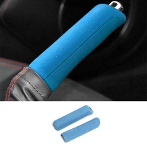 Para Toyota 86 Subaru BRZ 13-2022 Azul Gamuza Consola Central Cambio Perilla Borde - Imagen 1 de 6
