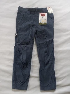 NEW - Wrangler Outdoor Boys Sixe XS 4/5 Flex Upf 50 Wicking Jogger Pants - Blue - Picture 1 of 8