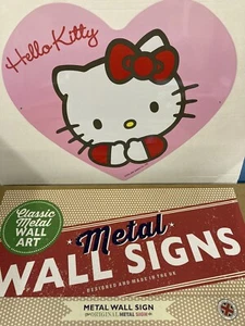 Letrero de metal/estaño de Hello Kitty - Imagen 1 de 1