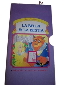 VHs Fiabe Di Sempre La bella e la bestia + Pollicina-La cicala e la formica - Foto 1 di 2