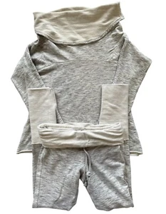 Free People Movement Heather Grey Workout Lounge Set Women's Small /n2 - Picture 1 of 10