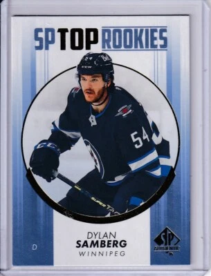 2022-23 SP AUTHENTIC TOP ROOKIES BLUE DYLAN SAMBERG WINNIPEG JETS #TR-36 - Image 1 of 2