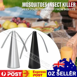 Automatic Fly Trap Fly Repellent Fan Keep Bugs Away From Food Home Outdoor VIC - Picture 1 of 14