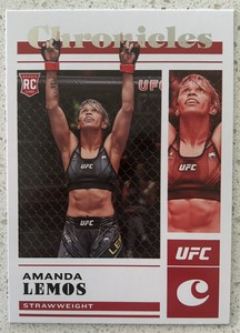 Amanda Lemos Base Set Rookie Card RC 2023 Panini Chronicles UFC #87 Brazil 