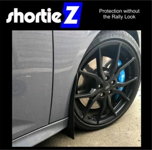shortieZ | Mud Flaps & Fixings to fit Ford Focus RS Mk3 Black 4mm Satin Matt PVC - Picture 1 of 2