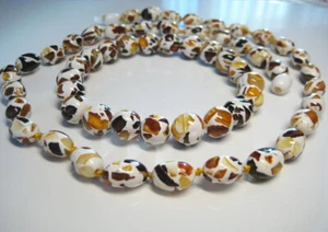 Genuine Amber Baltic Amber Necklace + Round Beads Bracelet 25 gr !!! - Picture 1 of 5