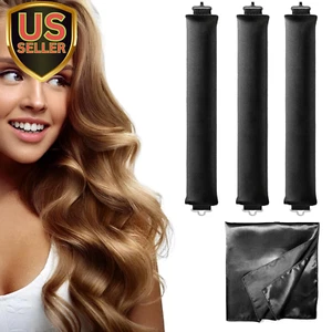 Heatless Hair Curler,Heatless Curls Overnight Blowout Headband Rods,No Heat V... - Picture 1 of 7
